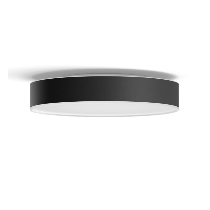 Philips - Dimbare LED plafondlamp Hue LED/19,2W/230V 2200-6500K diameter 381 mm zwart + afstandsbediening