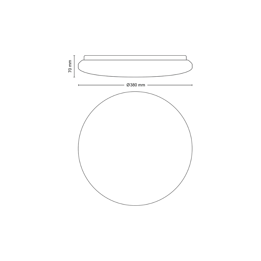 Philips - Dimbare LED Plafondlamp LED/24W/230V 2700-6500K + afstandsbediening