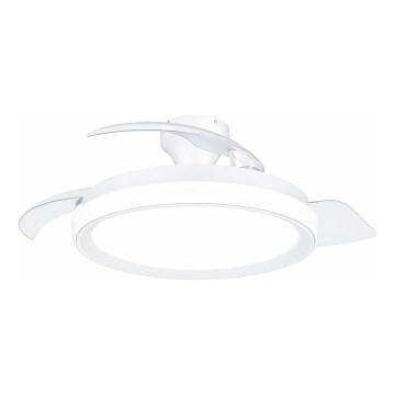 Philips - Dimbare LED-plafondlamp met ventilator BLISS LED/35W/230V wit + afstandsbediening