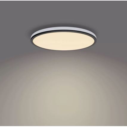 Philips - Dimbare LED plafondlamp SCENE SWITCH LED/18W/230V diameter 30 cm 2700K zwart