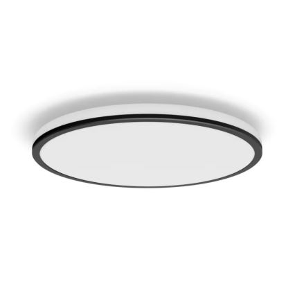 Philips - Dimbare LED plafondlamp SCENE SWITCH LED/18W/230V diameter 30 cm 2700K zwart