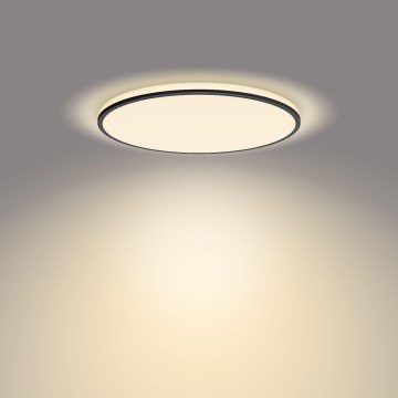 Philips - Dimbare LED plafondlamp SCENE SWITCH LED/22W/230V diameter 40 cm 2700K zwart