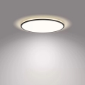 Philips - Dimbare LED plafondlamp SCENE SWITCH LED/22W/230V diameter 40 cm 4000K zwart