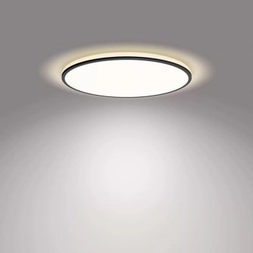 Philips - Dimbare LED plafondlamp SCENE SWITCH LED/22W/230V diameter 40 cm 4000K zwart