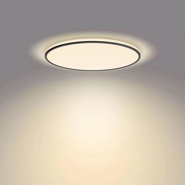 Philips - Dimbare LED plafondlamp SCENE SWITCH LED/36W/230V diameter 50 cm 2700K zwart