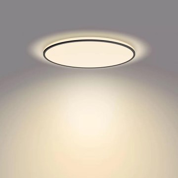 Philips - Dimbare LED plafondlamp SCENE SWITCH LED/36W/230V diameter 50 cm 2700K zwart