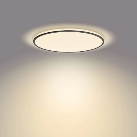 Philips - Dimbare LED plafondlamp SCENE SWITCH LED/36W/230V diameter 50 cm 2700K zwart
