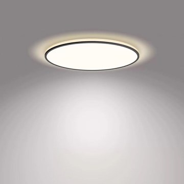 Philips - Dimbare LED plafondlamp SCENE SWITCH LED/36W/230V diameter 50 cm 4000K zwart