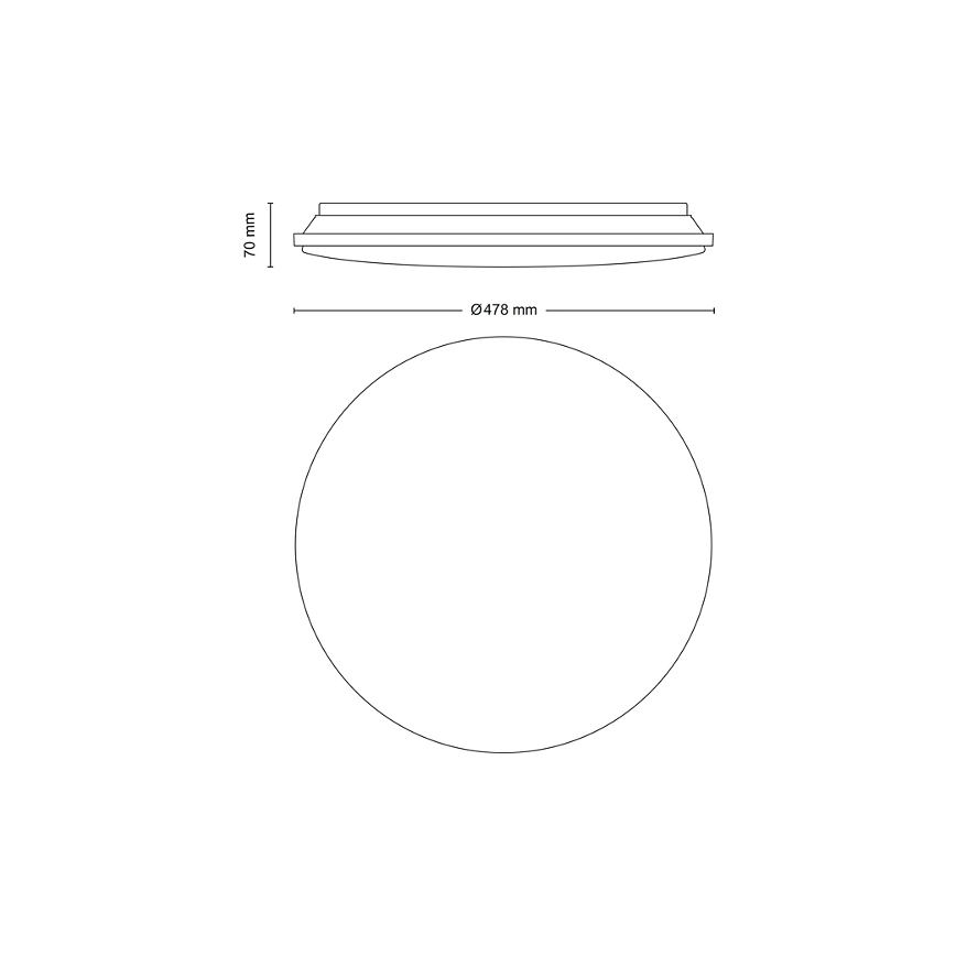 Philips - Dimbare LED Plafondlamp LED/40W/230V 2700-6500K + afstandsbediening