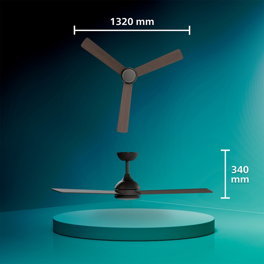 Philips - Dimbare LED-plafondventilator CIVX LED/24W/230V + afstandsbediening