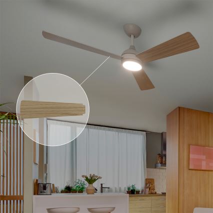 Philips - Dimbare LED-plafondventilator CIVX LED/24W/230V + afstandsbediening
