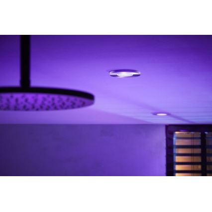 Philips - Dimbare LED RGB Badkamer Lamp Hue XAMENTO 1xGU10/5,7W/230V IP44 2000-6500K