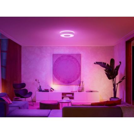 Philips - Dimbare LED RGB Badkamer Lamp Hue XAMENTO LED/33,5W/230V IP44 d. 381 mm 2000-6500K