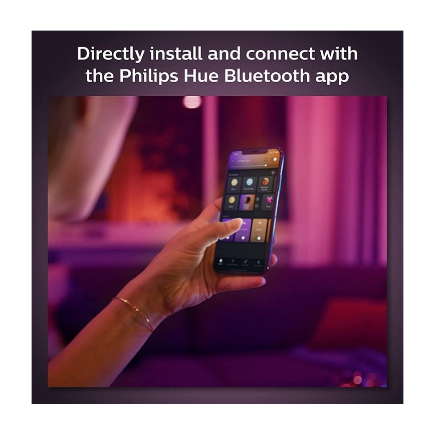 Philips - Dimbare LED RGB Hanglamp aan een koord voor een Rail Systeem Hue PERIFO LED RGB/5,2W/24V 2000-6500K