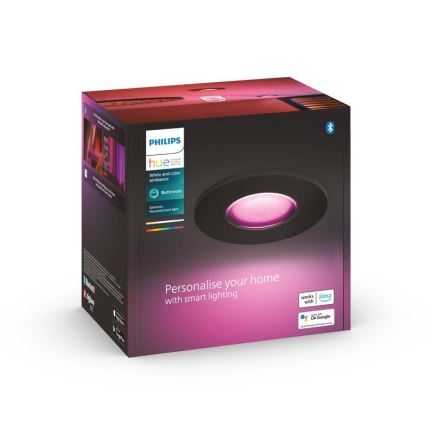 Philips - Dimbare LED RGBW Badkamer Inbouw Lamp Hue XAMENTO GU10/5,7W/230V IP44 2200-6500K