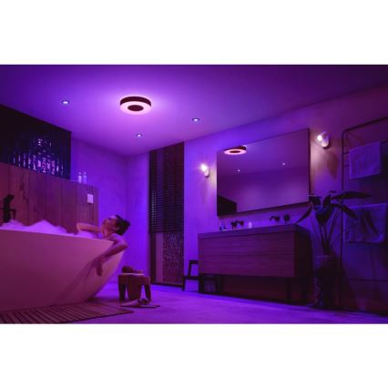 Philips - Dimbare LED RGBW Badkamer lamp Hue XAMENTO LED/33,5W/230V IP44 d. 381 mm 2000-6500K