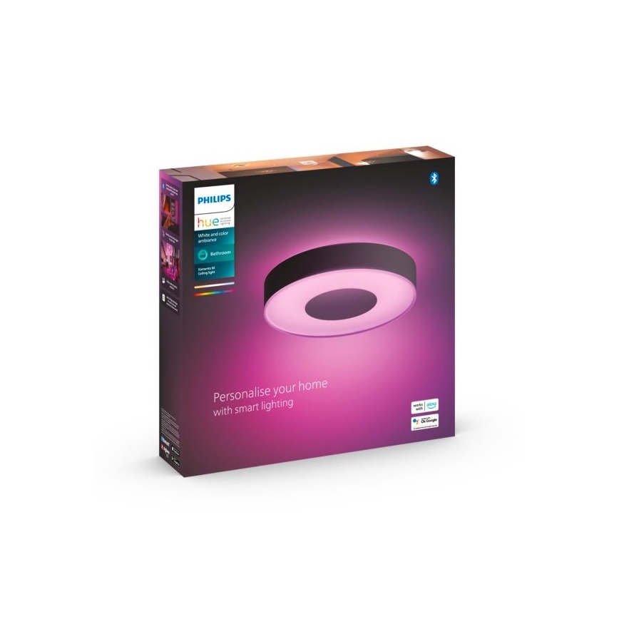Philips - Dimbare LED RGBW Badkamer lamp Hue XAMENTO LED/33,5W/230V IP44 d. 381 mm 2000-6500K