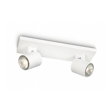 Philips - Dimbare LED RGBW spot RUNNER 2xGU10/6,5W/230V 2700-6500K wit