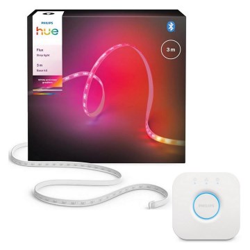 Philips - Dimbare LED RGBW-strip Hue FLUX 3 m LED/12W/230V 2200-6500K + Hue Bridge