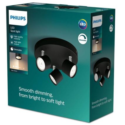 Philips - Dimbare LED Spot 3xLED/4,5W/230V