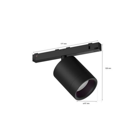 Philips - LED RGB Dimbare spot voor een rail systeem Hue PERIFO LED/5,2W/24V 2000-6500K