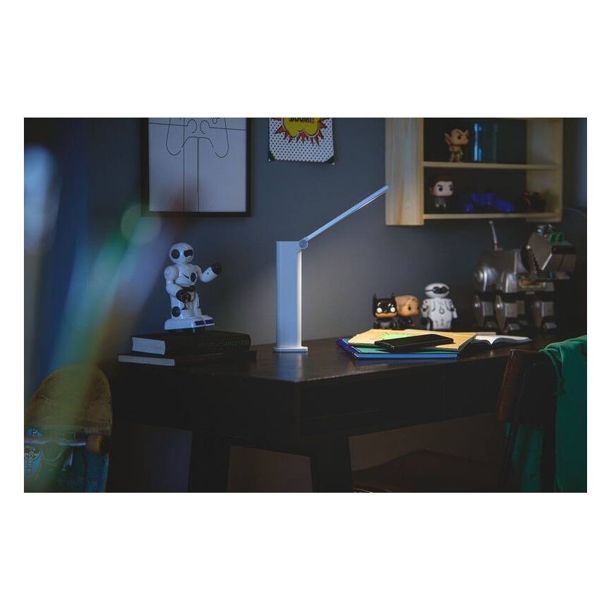 Philips - Dimbare LED Tafellamp met aanraakfunctie AMBER LED/5W/5V wit