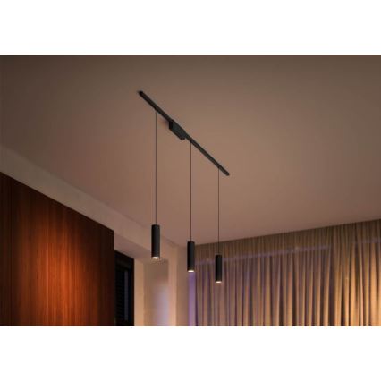 Philips - PERIFO LED RGB dimbare hanglamp met kabel, geschikt voor Hue-railsysteem LED RGB/5,2W/24V 2000-6500K