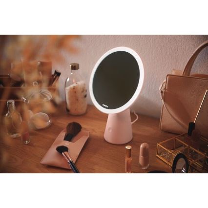 Philips - Dimbare Schoonheidsspiegel met LED achtergrondverlichting MIRROR LED/4,5W/5V