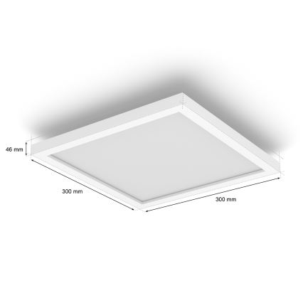 Philips - dimbare LED-plafondlamp Hue AURELLE LED/19W/230V 2200-6500K 30x30 cm wit
