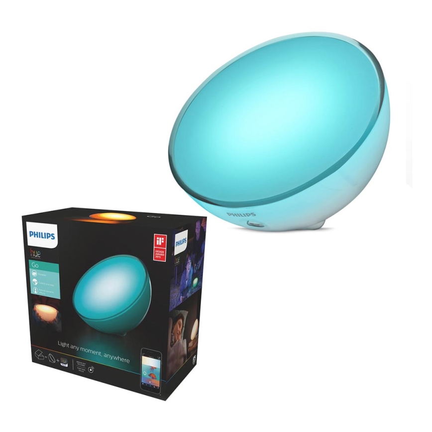 Philips - Dimbare Tafel Lamp Hue GO 1xLED/6W/RGB