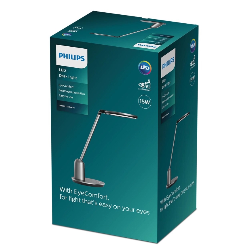 Philips - LED Dimbare Touch Tafellamp EINSTEIN SCENE SWITCH LED/15W/230V 2800/4000/5100K CRI94