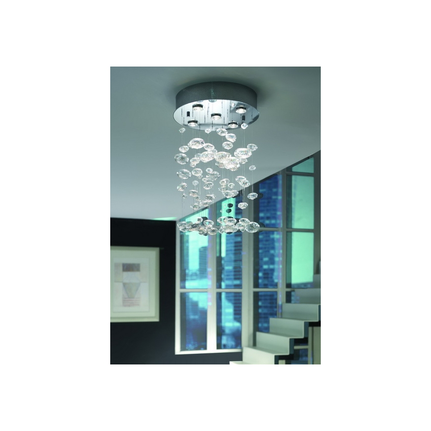 Philips Eseo 37426/11/13 - Plafondverlichting CALIXA 5xGU10/50W