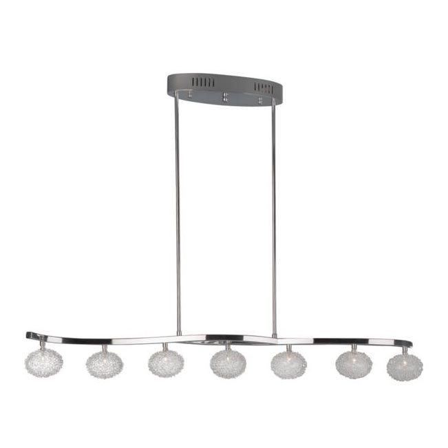 Philips Eseo 40677/11/13 - Hanglamp met vaste pendel BELLASIO 7xG4/20W