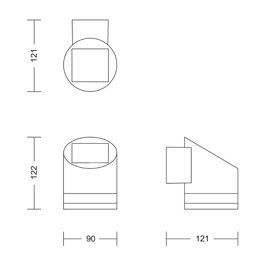 Philips - LED Solar Wandlamp FYCE LED/1,5W/3,7V 1200 mAh IP44