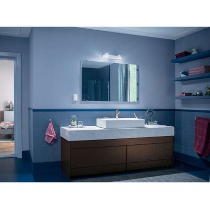 Philips - LED dimbare badkamerlamp Hue ADORE 2xGU10/5W/230V IP44 + afstandsbediening