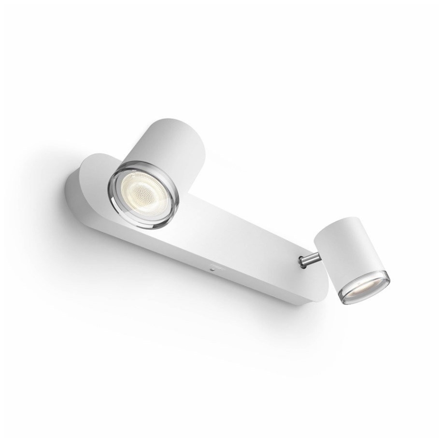 Philips - LED dimbare badkamerlamp Hue ADORE 2xGU10/5W/230V IP44 + afstandsbediening