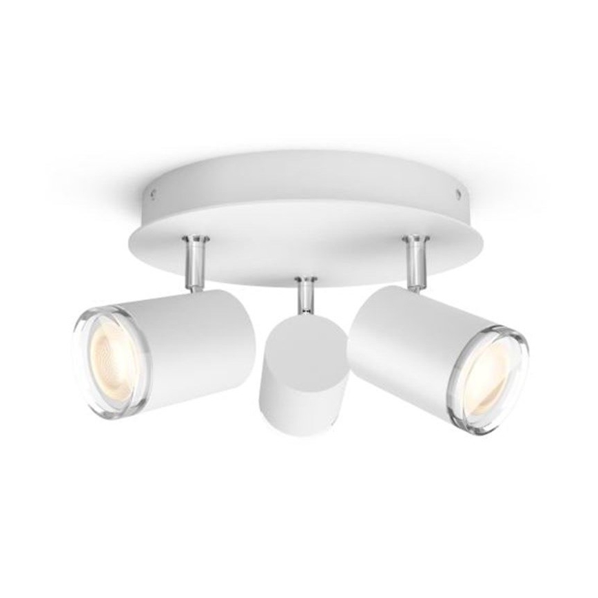 Philips - LED dimbare badkamerlamp Hue ADORE 3xGU10/5W/230V IP44 + afstandsbediening