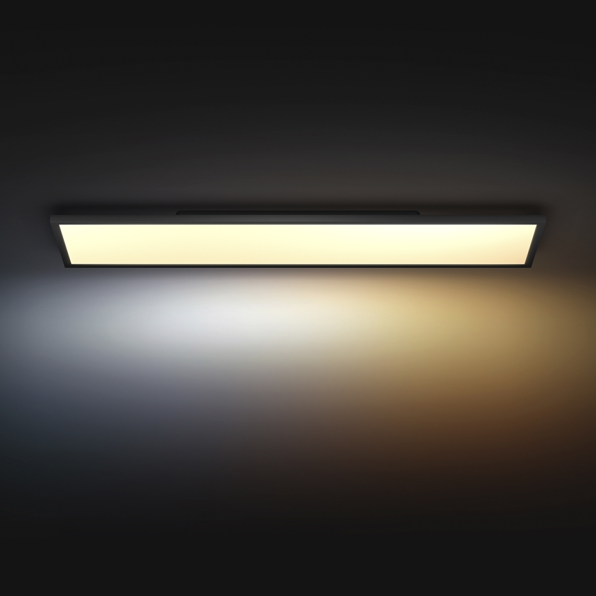 Philips - LED Dimbare plafondlamp Hue AURELLE LED/39W/230V 2200-6500K 120x30 cm zwart