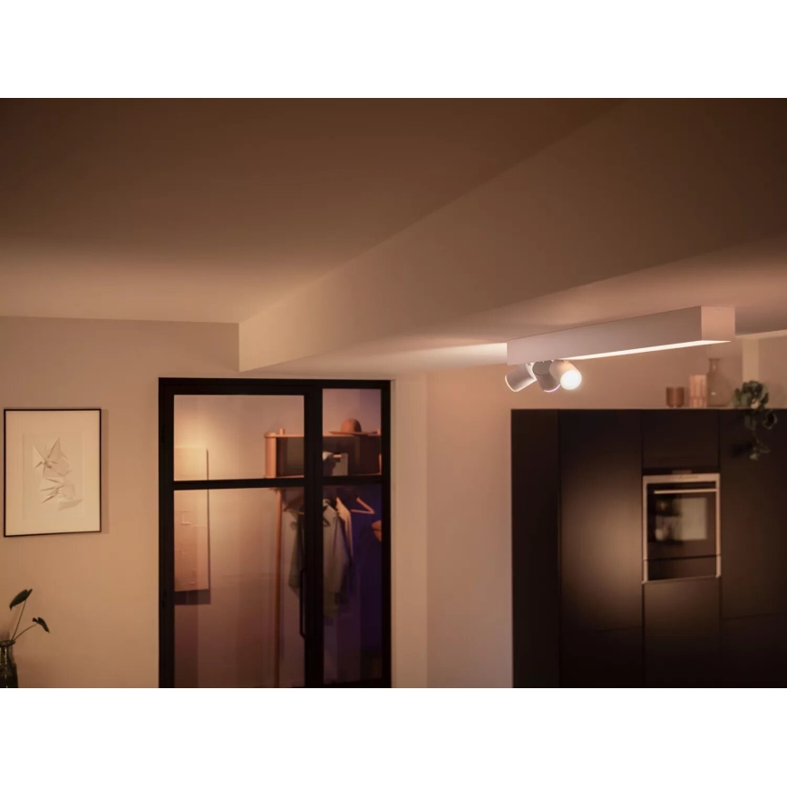 Philips - LED RGBW Dimbare inbouwspot Hue CENTRIS 3xGU10/4,2W/230V + LED/11W 2000-6500K