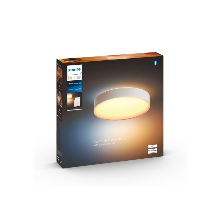 Philips - LED dimbare plafondlamp Hue LED/33,5W/230V 2200-6500K Ø 425 mm wit + afstandsbediening