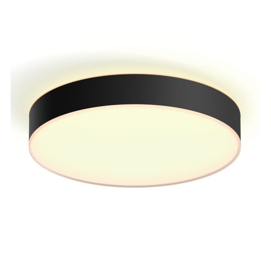 Philips - LED dimbare plafondlamp Hue LED/33,5W/230V 2200-6500K Ø 425 mm zwart + afstandsbediening