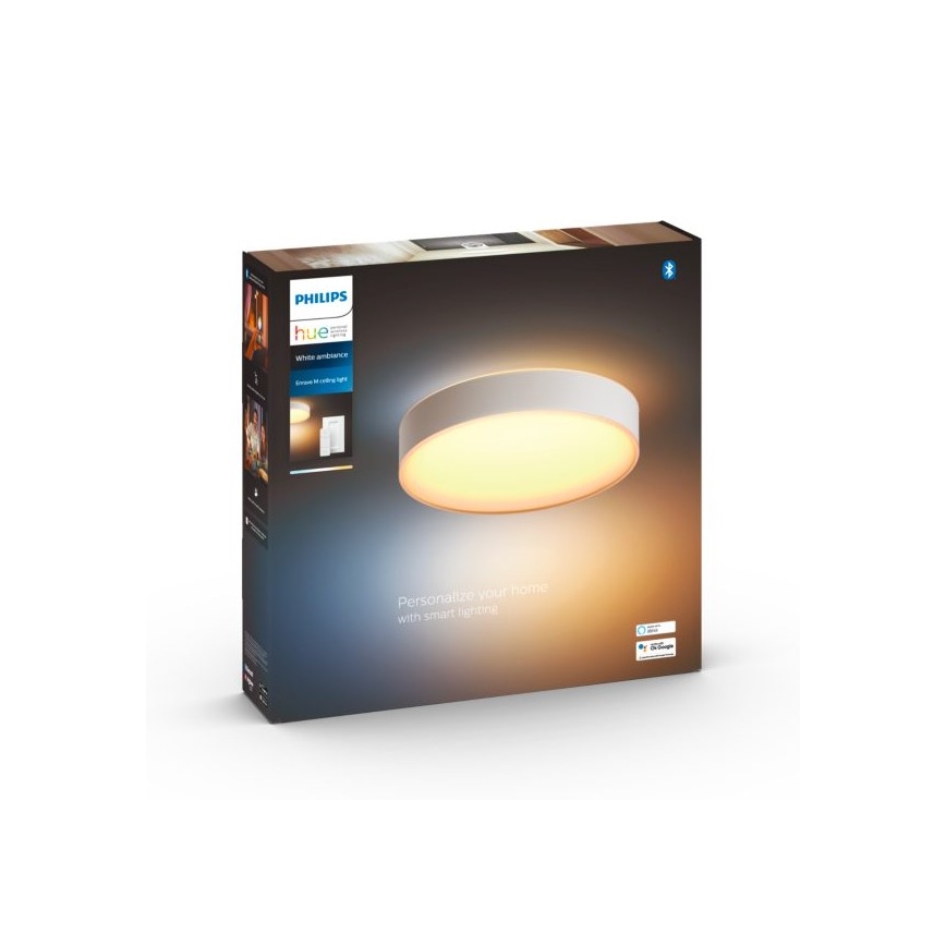 Philips - LED dimbare plafondlamp Hue LED/19,2W/230V 2200-6500K Ø 381 mm wit + afstandsbediening