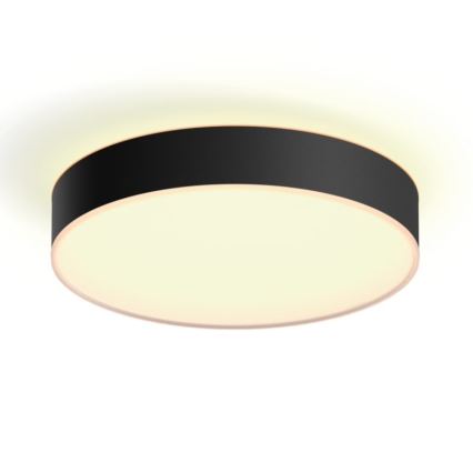 Philips - LED dimbare plafondlamp Hue LED/19,2W/230V 2200-6500K Ø 381 mm zwart + afstandsbediening
