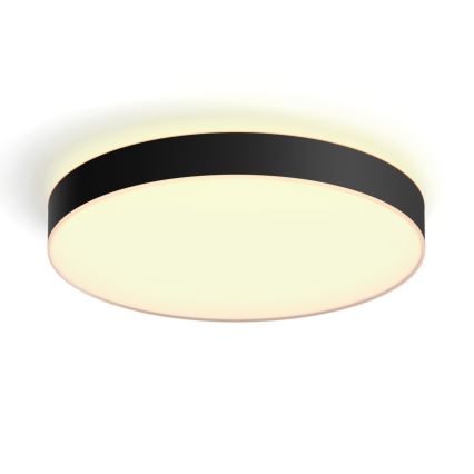 Philips - LED dimbare plafondlamp Hue LED/48W/230V 2200-6500K Ø 551 mm zwart + afstandsbediening