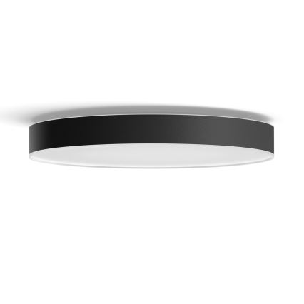 Philips - LED dimbare plafondlamp Hue LED/48W/230V 2200-6500K Ø 551 mm zwart + afstandsbediening