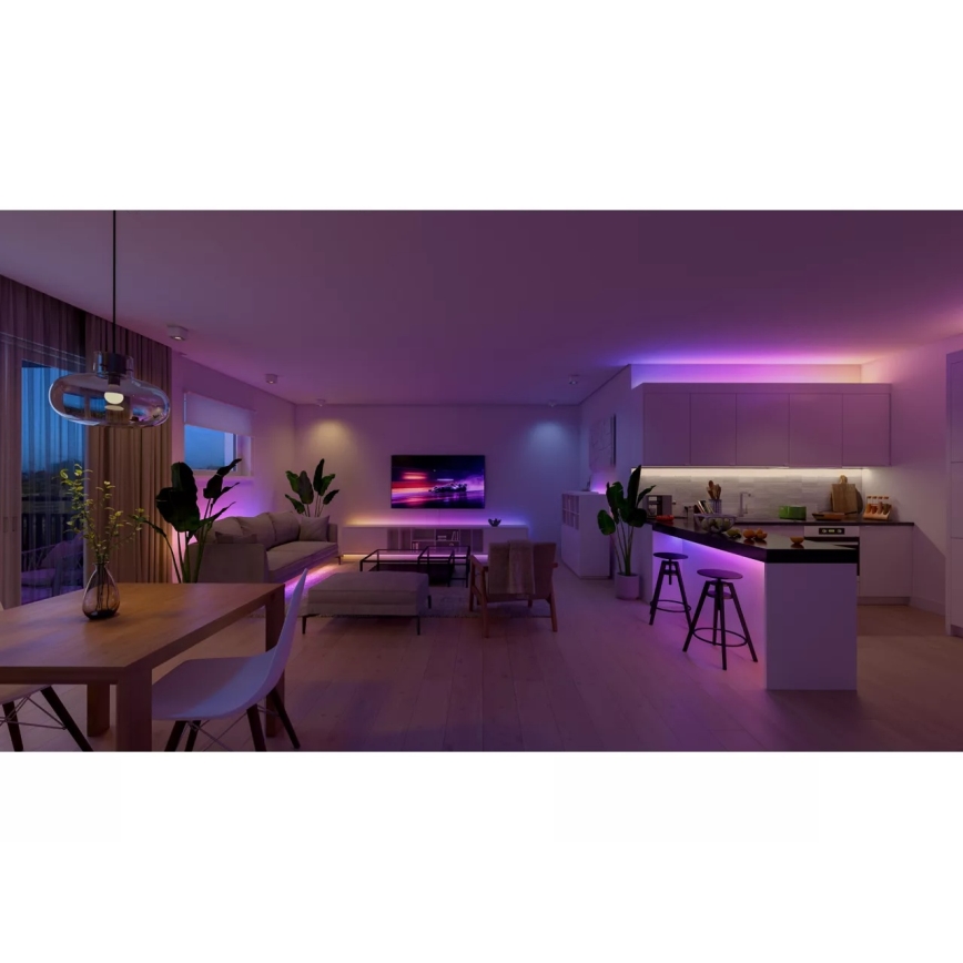 Philips - dimbare LED RGBW-strip Hue ESSENTIAL White And Color Ambiance 5m LED/19W/230V 2200-6500K