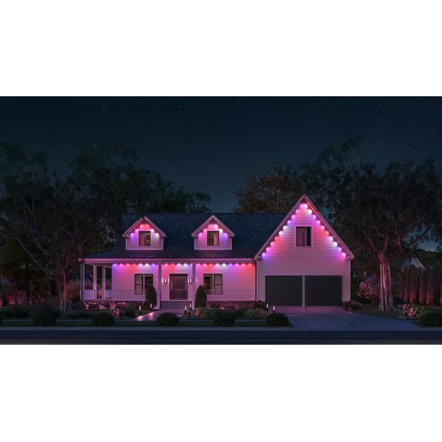 Philips - Hue FESTAVIA LED RGBW dimbaar buitenlichtsnoer 32×LED 18 m 1000-20000K IP65