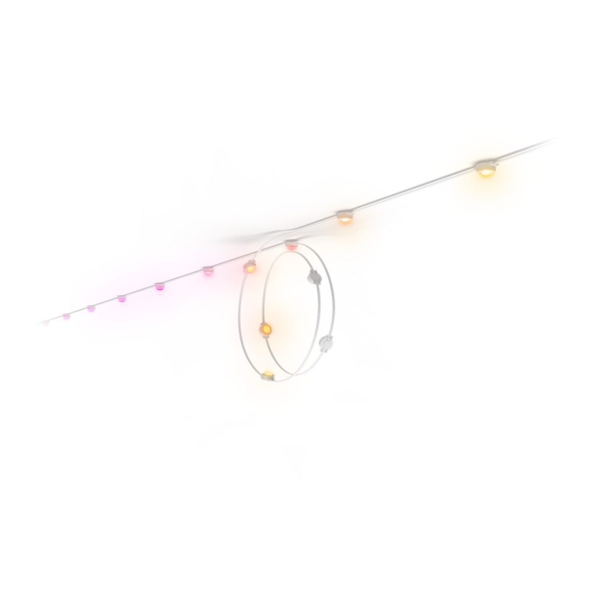 Philips - Hue FESTAVIA LED RGBW dimbaar buitenlichtsnoer 32×LED 18 m 1000-20000K IP65