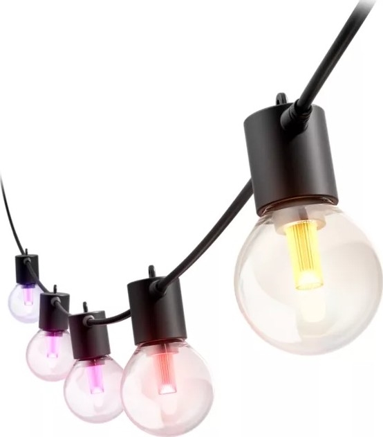 Philips - Hue FESTAVIA LED RGBW verlengbaar en dimbaar lichtsnoer voor buiten, 10×LED, 7 m, IP65