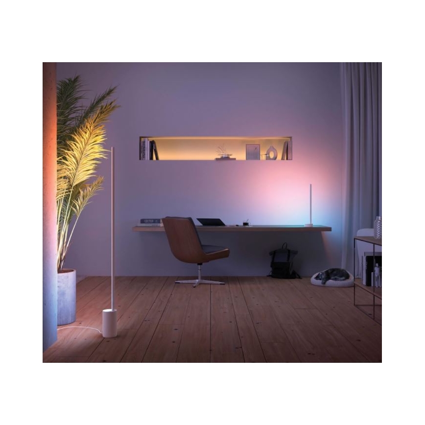 Philips - LED RGB Dimbare bureaulamp Hue SIGNE LED/12W/230V 2000-6500K wit